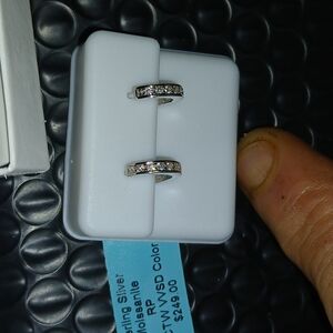 Kay Jewelers Silver and Gold Earrings